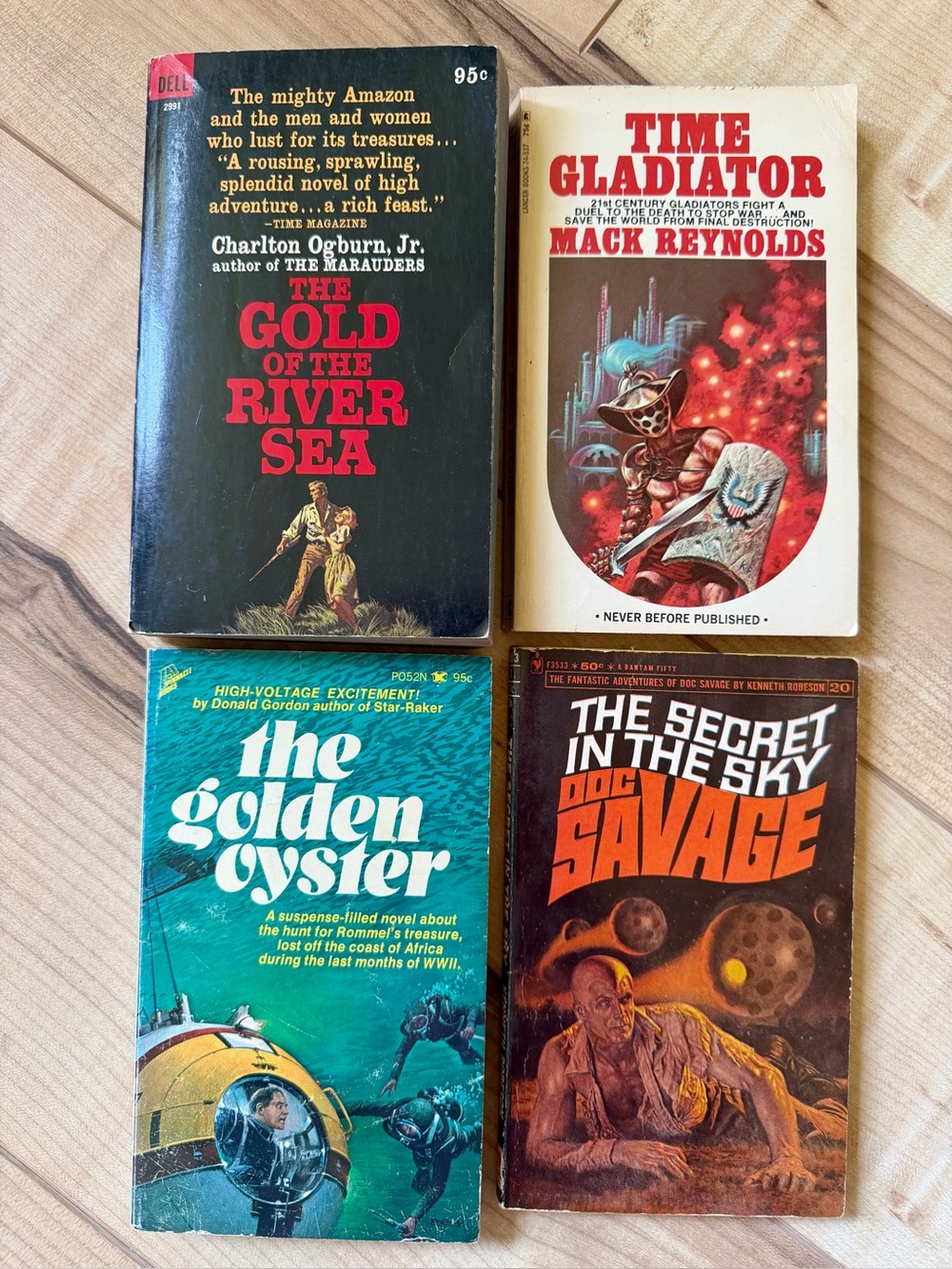 Vintage bundle adventure/sci-fi paperback books